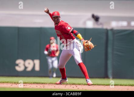 Juin 25 2023 San Francisco CA, États-Unis Arizona Shortstop Geraldo Perdomo (2) fait un jeu sur le terrain lors du match MLB NL West entre les Arizona Diamondbacks et les San Francisco Giants à Oracle Park San Francisco Calif. Thurman James / CSM (crédit image : © Thurman James/CSM via ZUMA Press Wire) Banque D'Images