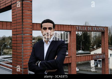 17 février 2021, trappes, Yvelines (département français, France : Ali Rabeh Maire de trappes à la mairie de la ville de trappes. (Crédit image : © Sadak Souici/ZUMA Press Wire) Banque D'Images