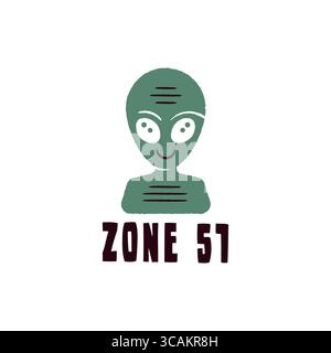 Icône zone 51 Illustration de Vecteur