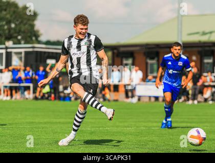Lors du match de la United Counties League Division One, Retford United vs Pinxton FC à Cannon Park, Leverton Road, Retford, Royaume-Uni, le 26 juillet 20 Banque D'Images