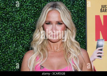 North Hollywood, États-Unis. 06 août 2025. NORTH HOLLYWOOD, LOS ANGELES, CALIFORNIE, États-Unis - 06 AOÛT : L'actrice américaine Anna Camp arrive à la projection spéciale de Los Angeles de 'Nuked' de Quiver distribution tenue à l'hôtel Garland le 6 août 2025 à North Hollywood, Los Angeles, Californie, États-Unis. (Photo de Xavier Collin/image Press Agency) crédit : image Press Agency/Alamy Live News Banque D'Images