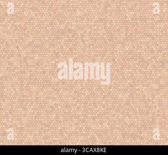 Conception de fond hexagonale. Hexagones empilés simples. Tons orange. Petites formes hexagonales. Motif inclinable. Illustration vectorielle transparente. Illustration de Vecteur