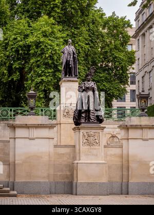 Le King George VI et la Reine Elizabeth la Reine mère Memorial, situé sur le Mall dans le centre de Londres, Royaume-Uni. Banque D'Images