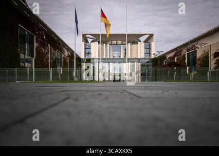 Berlin, Deutschland. 07 août 2025. Chancellerie fédérale à Berlin, 7 août 2025. Crédit : dpa/Alamy Live News Banque D'Images
