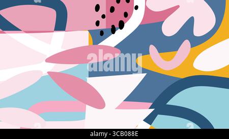Fond abstrait de splash de couleur Banque D'Images