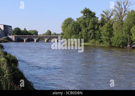Ville de Chatellerault, Vienne département, région Poitou-Charentes, région Nouvelle-Aquitaine, France Banque D'Images