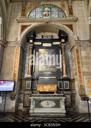 2 mars 2023, Santiago, région métropolitaine de Santiago, Chili : autel de San Francisco de Sales dans la cathédrale métropolitaine de Santiago à Santiago, Chili. (Crédit image : © Jon G. Fuller / Vwpics/VW pics via ZUMA Press Wire) Banque D'Images