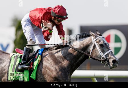 10 juin 2023, Elmont, New York, USA : Caravel avec Tyler Gaffalione remporte le Jaipurat Belmont Park le 10 juin 2023 à Elmont, New York. Evers/Eclipse Sportswire/CSM (crédit image : © Evers/CSM via ZUMA Press Wire) Banque D'Images