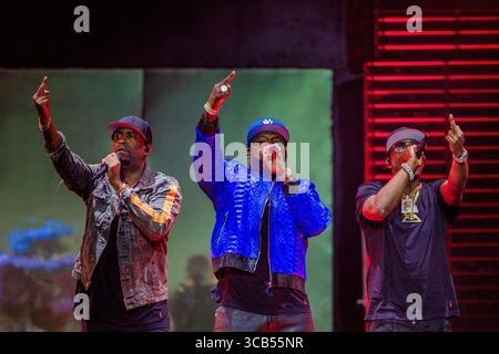 30 septembre 2023, Copenhague, Copenhague, Danemark : Copenhague, Danemark. 30 septembre 2023. Le rappeur américain 50 cent donne un concert à la Royal Arena de Copenhague dans le cadre du final Lap Tour 2023. (Crédit image : © Gonzales photo via ZUMA Press) Banque D'Images