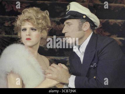 7 octobre 2021, États-Unis : Bernadette Peters, Mel Brooks, sur le plateau du film, ''Silent Movie'', 20th Century-Fox, 1976 (crédit image : © JT Vintage/Glasshouse via ZUMA Press Wire) Banque D'Images