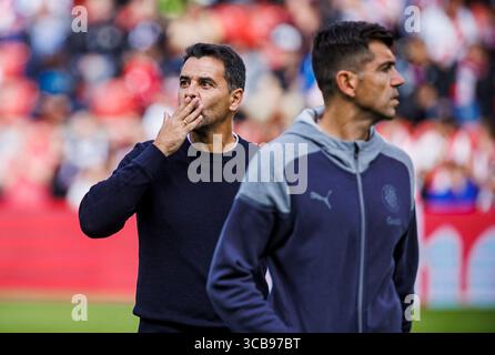 11 novembre 2023, Madrid, Espagne : MADRID, ESPAGNE - 11 NOVEMBRE : .Michel de Girona FC lors du match la Liga EA Sports entre Rayo Vallecano et Girona FC à l'Estadio de Vallecas le 11 novembre 2023 à Madrid, Espagne (crédit image : © Pablo Garcia/DAX via ZUMA Press Wire) Banque D'Images