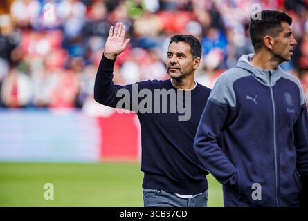 11 novembre 2023, Madrid, Espagne : MADRID, ESPAGNE - 11 NOVEMBRE : .Michel de Girona FC lors du match la Liga EA Sports entre Rayo Vallecano et Girona FC à l'Estadio de Vallecas le 11 novembre 2023 à Madrid, Espagne (crédit image : © Pablo Garcia/DAX via ZUMA Press Wire) Banque D'Images