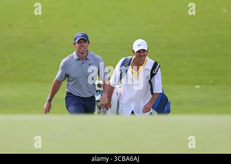 3 juin 2023, Dublin, Ohio, États-Unis d'Amérique : RORY MCILROY (GB-NIR) approche du 18e trou du tournoi Memorial au Muirfield Village Golf Club. McIlroy a tiré deux sous le pair et est à égalité pour la tête. (Crédit image : © Brian Dempsey/ZUMA Press Wire) Banque D'Images