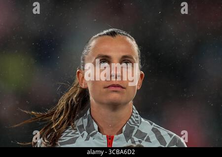 Juillet 25 2023 : Nadine Riesen (Suisse) regarde lors d'un match du Groupe A - Coupe du monde féminine de la FIFA, Australie et Nouvelle-Zélande 2023, Suisse vs Norvège, au FMG Stadium Waikato, Hamilton, Nouvelle-Zélande. Kim Price/CSM (crédit image : © Kim Price/CSM via ZUMA Press Wire) Banque D'Images