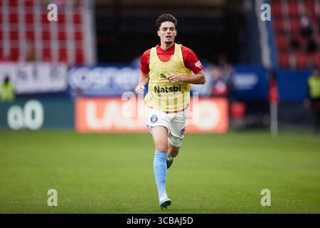 4 novembre 2023, PAMPELUNE, NAVARRE, ESPAGNE : Miguel Gutierrez du Girona FC0 se réchauffe avant le match LaLiga EA Sports entre CA Osasuna et Girona FC à El Sadar le 4 novembre 2023, à Pampelune, Espagne. (Crédit image : © Ricardo Larreina/AFP7 via ZUMA Press Wire) Banque D'Images