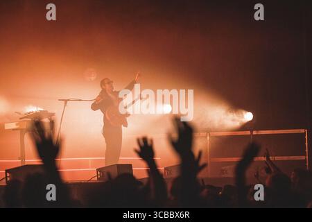 10 novembre 2023, Copenhague, Copenhague, Danemark : Copenhague, Danemark. 10 novembre 2023. Le groupe britannique et collectif de musique Jungle donne un concert au KB Hallen à Frederiksberg, Copenhague. (Crédit image : © Peter Troest/Gonzales photo via ZUMA Press) Banque D'Images