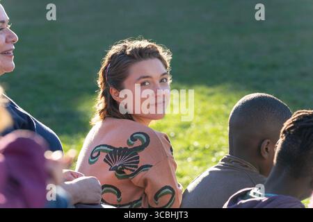 DATE DE SORTIE : 24 mars 2023. TITRE : bonne personne. STUDIO : Metro Goldwyn Mayer RÉALISATEUR : Zach Braff. INTRIGUE : suit Allison, dont la vie s'effondre suite à son implication dans un accident mortel. EN VEDETTE : FLORENCE PUGH dans le rôle d'Allison. (Crédit image : © Metro Goldwyn Mayer/Entertainment Pictures/ZUMAPRESS.com) Banque D'Images