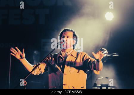 22 octobre 2022, Melbourne, Victoria, Australie : MELBOURNE, AUSTRALIE - 22 OCTOBRE : le groupe de musique australien Holy Holy se produit au festival public gratuit Flavour Fest à Rockbank le 22 octobre 2022 à Melbourne, Australie (crédit image : © Chris Putnam/ZUMA Press Wire) Banque D'Images