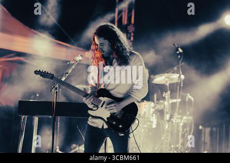 22 octobre 2022, Melbourne, Victoria, Australie : MELBOURNE, AUSTRALIE - 22 OCTOBRE : le groupe de musique australien Holy Holy se produit au festival public gratuit Flavour Fest à Rockbank le 22 octobre 2022 à Melbourne, Australie (crédit image : © Chris Putnam/ZUMA Press Wire) Banque D'Images