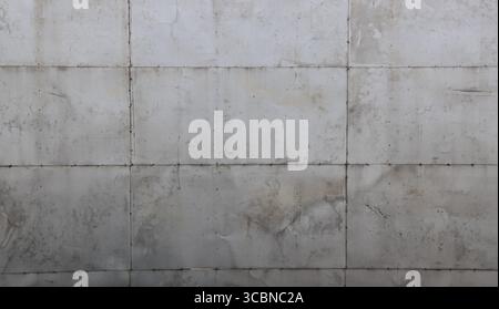 Texture d'un mur métallique avec des fissures et des rayures. Banque D'Images