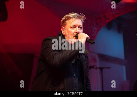 Elbow se produisant lors des soirées d'été au Bandstand Glasgow mercredi 7 août 2025 Banque D'Images