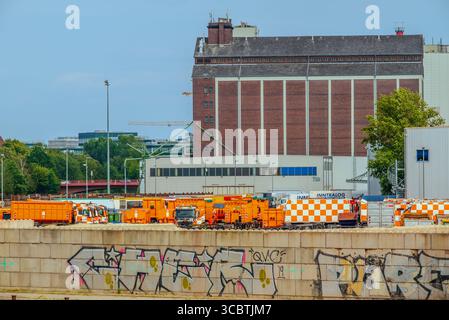 Industrie Hafen Saatwinkler Damm Berlin - Allemagne Banque D'Images