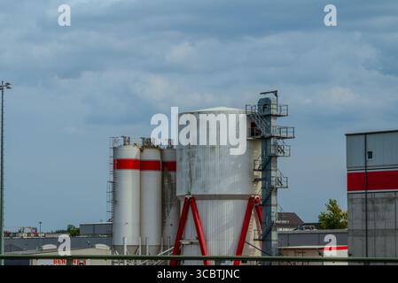 Industrie Hafen Saatwinkler Damm Berlin - Allemagne Banque D'Images