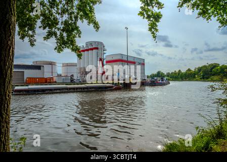 Industrie Hafen Saatwinkler Damm Berlin - Allemagne Banque D'Images