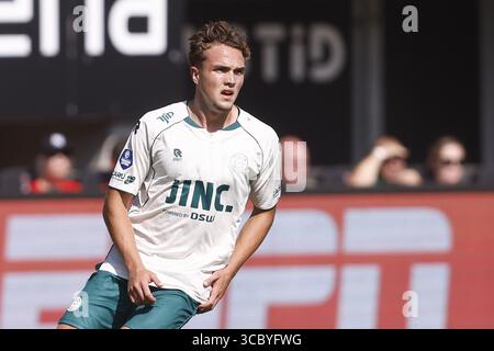 Nimègue, pays-Bas. 09 août 2025. NIJMEGEN, 09-08-2025, Stadium de Goffert, saison 2025/2026, Néerlandais Eredivisie football . Match entre NEC Nijmegen et Excelsior Rotterdam, Picture Shows Credit : Pro Shots/Alamy Live News Banque D'Images