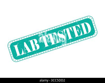 Un joint d'estampage en caoutchouc testé en laboratoire sur une barre Illustration de Vecteur