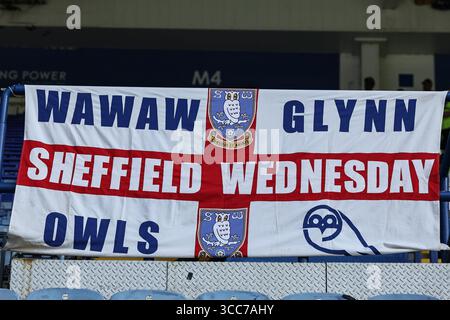 Leicester, Royaume-Uni. 10 août 2025. Sheffield mercredi drapeau lors du match du Sky Bet Championship Leicester City vs Sheffield mercredi au King Power Stadium, Leicester, Royaume-Uni, le 10 août 2025 (photo par Mark Cosgrove/News images) à Leicester, Royaume-Uni le 8/10/2025. (Photo de Mark Cosgrove/News images/SIPA USA) crédit : SIPA USA/Alamy Live News Banque D'Images
