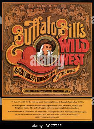 1981 Buffalo Bill's Wild West & Congress of Rough Riders of the World Banque D'Images