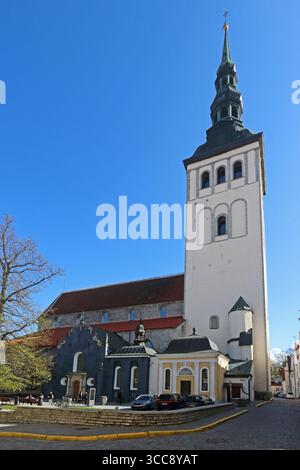 Musée Niguliste et église Saint-Nicolas, Tallinn Banque D'Images