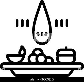 Icône pour bhai dooj, bhai Illustration de Vecteur