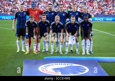 25 octobre 2022, SÉVILLE, SÉVILLE, ESPAGNE : formation de Copenhague lors de l'UEFA Champions League, Groupe G, match entre Sevilla FC et FC Copenhague à l'Estadio Ramon Sanchez Pizjuan le 25 octobre 2022 à Séville, Espagne. (Crédit image : © Joaquin Corchero/AFP7 via ZUMA Press Wire) Banque D'Images