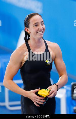 13 décembre 2022, Melbourne, Australie : Lani PALLISTER, australienne, quitte la piscine après avoir remporté le 400 m libre féminin le jour 1 du 16e Championnat du monde FINA de natation (25 m) à Melbourne, Australie. (Crédit image : © Sydney Low/ZUMA Press Wire) Banque D'Images