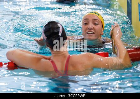 13 décembre 2022, Melbourne, Australie : Lani PALLISTER, de l'Australie, célèbre sa victoire sur le 400 m libre féminin le jour 1 du 16e Championnat du monde de natation FINA (25 m) à Melbourne, en Australie. (Crédit image : © Sydney Low/ZUMA Press Wire) Banque D'Images