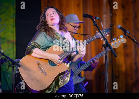 Chanteur soul, Frazey Ford en concert Banque D'Images