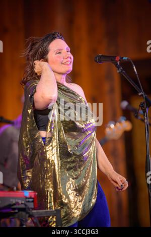 Chanteur soul, Frazey Ford en concert Banque D'Images