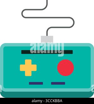 Icône contrôleur de jeu rétro. Vecteur Illustration de Vecteur