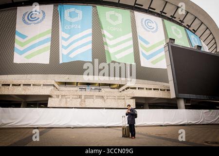 13 décembre 2018 - Katowice, Pologne - L'entrée extérieure de la cop24 à Katowice (crédit image : © Sadak Souici/ZUMA Press Wire) Banque D'Images