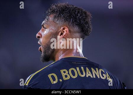 11 août 2023, Pasadena, Californie, États-Unis : Denis Bouanga #99 du Los Angeles Football Club lors de leur match en quarts de finale de la Coupe des ligues 2023 contre CF Monterrey le vendredi 11 août 2023 au Rose Bowl Stadium de Pasadena, Californie. Monterrey bat LAFC, 3-2. ARIANA RUIZ/PI (crédit image : © PI via ZUMA Press Wire) Banque D'Images