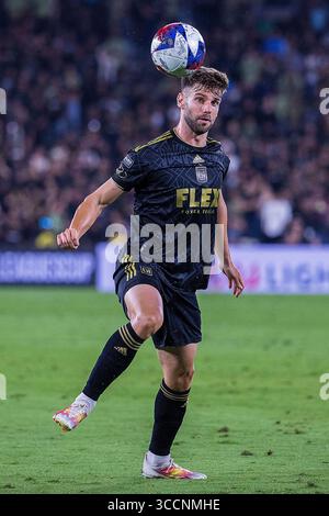 11 août 2023, Pasadena, Californie, États-Unis : Mario Gonzalez du Los Angeles Football Club lors de leur match en quarts de finale de la Coupe des ligues 2023 contre CF Monterrey le vendredi 11 août 2023 au Rose Bowl Stadium de Pasadena, Californie. Monterrey bat LAFC, 3-2. ARIANA RUIZ/PI (crédit image : © PI via ZUMA Press Wire) Banque D'Images