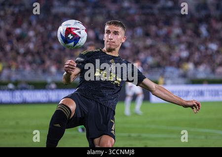 11 août 2023, Pasadena, Californie, États-Unis : Stipe Biuk #7 du Los Angeles Football Club lors de leur match des quarts de finale de la Coupe des ligues 2023 contre CF Monterrey le vendredi 11 août 2023 au Rose Bowl Stadium de Pasadena, Californie. Monterrey bat LAFC, 3-2. ARIANA RUIZ/PI (crédit image : © PI via ZUMA Press Wire) Banque D'Images
