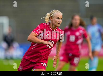 05 juillet 2023 : Pernille Harder (Danemark) regarde lors d'un match amical féminin de l'UEFA, Danemark vs Espagne, au stade Gladsaxe, Copenhague, Danemark. Kim Price/CSM (crédit image : © Kim Price/CSM via ZUMA Press Wire) Banque D'Images