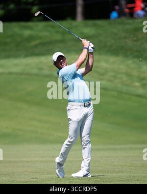 1er juin 2023, Dublin, Ohio : RORY MCILROY(NIR) sort du fairway sur le 9e trou au Memorial Tournament à Dublin, Ohio. McIlroy a terminé la manche à égalité (image de crédit : © Brent Clark/CSM via ZUMA Press Wire) Banque D'Images