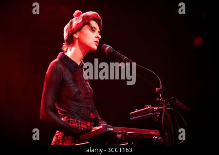 29 octobre 2023, Oslo, Copenhague, Norvège : Oslo, Norvège. 29 octobre 2023. Le chanteur, compositeur et musicien français pomme donne un concert au Parkteatret à Oslo. (Crédit image : © Terje Dokken/Gonzales photo via ZUMA Press) Banque D'Images