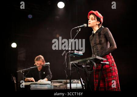29 octobre 2023, Oslo, Copenhague, Norvège : Oslo, Norvège. 29 octobre 2023. Le chanteur, compositeur et musicien français pomme donne un concert au Parkteatret à Oslo. (Crédit image : © Terje Dokken/Gonzales photo via ZUMA Press) Banque D'Images