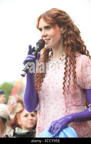 22 juillet 2023, Sheffield, Royaume-Uni : Kate Nash se produit au tramlines Festival à Sheffield. (Crédit image : © Robin Burns/SOPA images via ZUMA Press Wire) Banque D'Images
