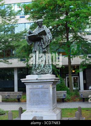 Rotterdam, pays-bas, 16-07-25. Erasme de Rotterdam était connu pourtraductions du Nouveau Testament et exégèse, satire, pacificisme, lettres, auteur et e Banque D'Images